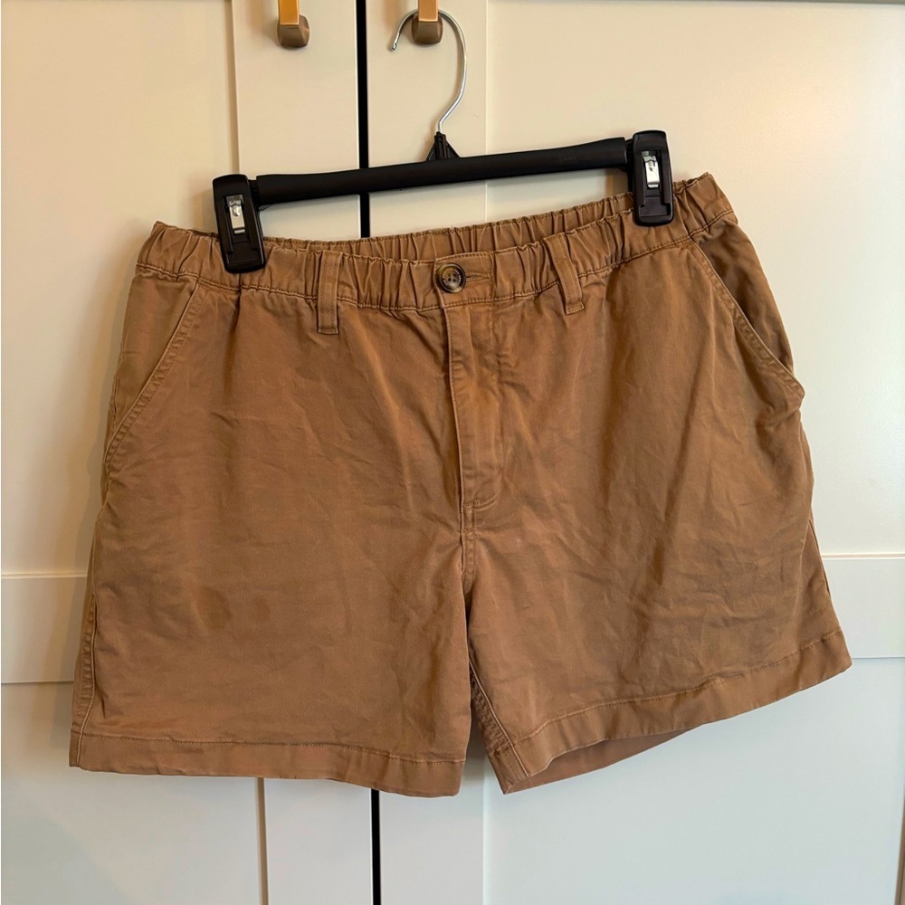 chubbies Khaki Brown Stretch Waist Everyday Shorts